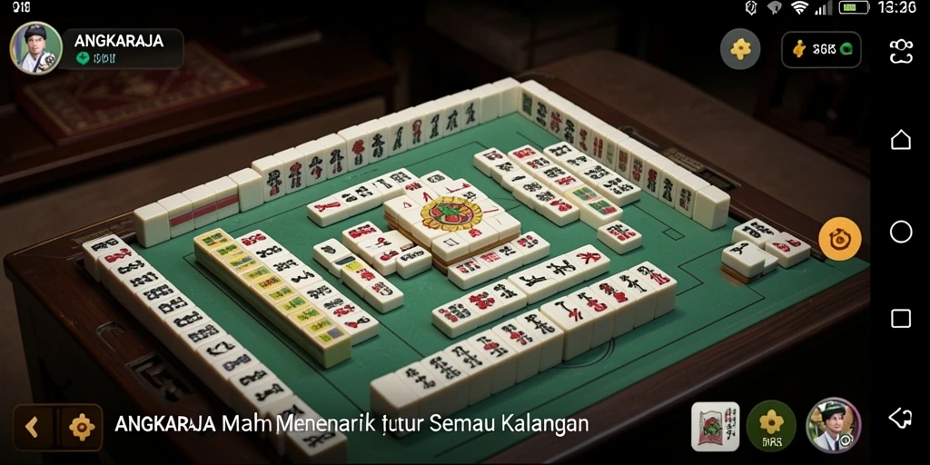 Tangkapan layar gameplay ANGKARAJA yang memukau dan interaktif.