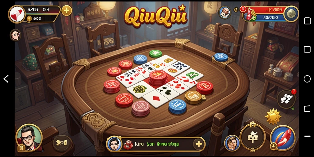 Tampilan seru gameplay QiuQiu di API33.