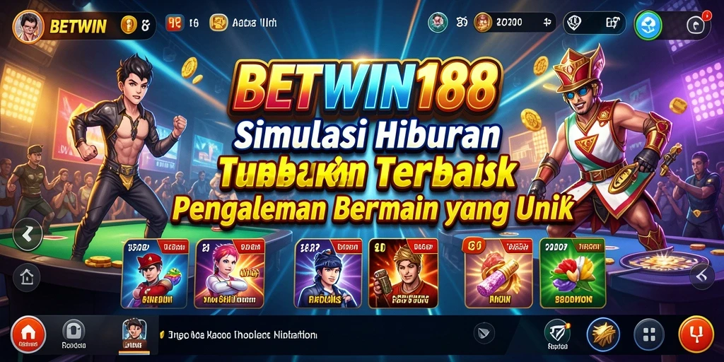 Tampilan gameplay <strong>BETWIN188</strong> yang menakjubkan di dunia simulasi.