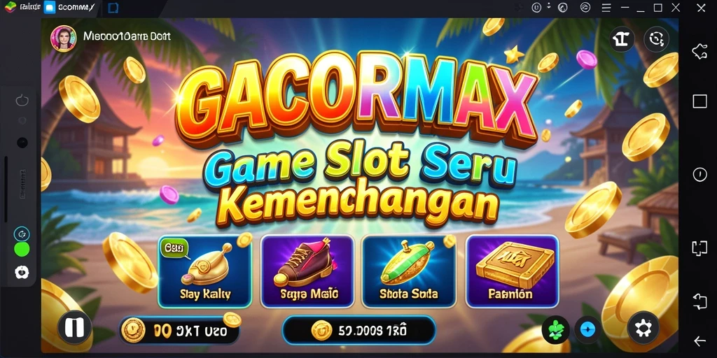 Tampilan gameplay seru GACORMAX yang penuh warna dan bonus menarik.