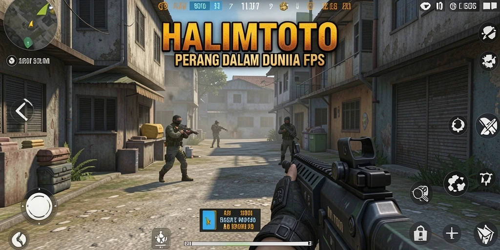 Visual menakjubkan dari gameplay HALIMTOTO yang intens.