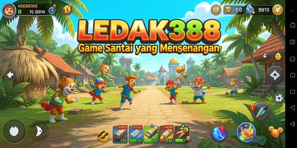 Tampilan gameplay LEDAK388 yang seru dan menghibur.