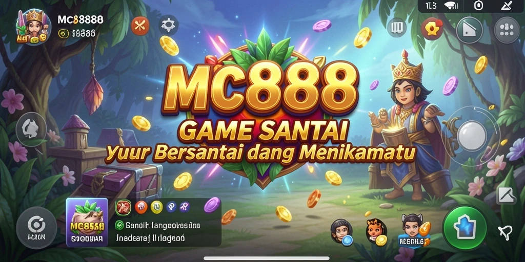 Tampilan screenshot utama MC888 menampilkan gameplay yang seru dan santai.