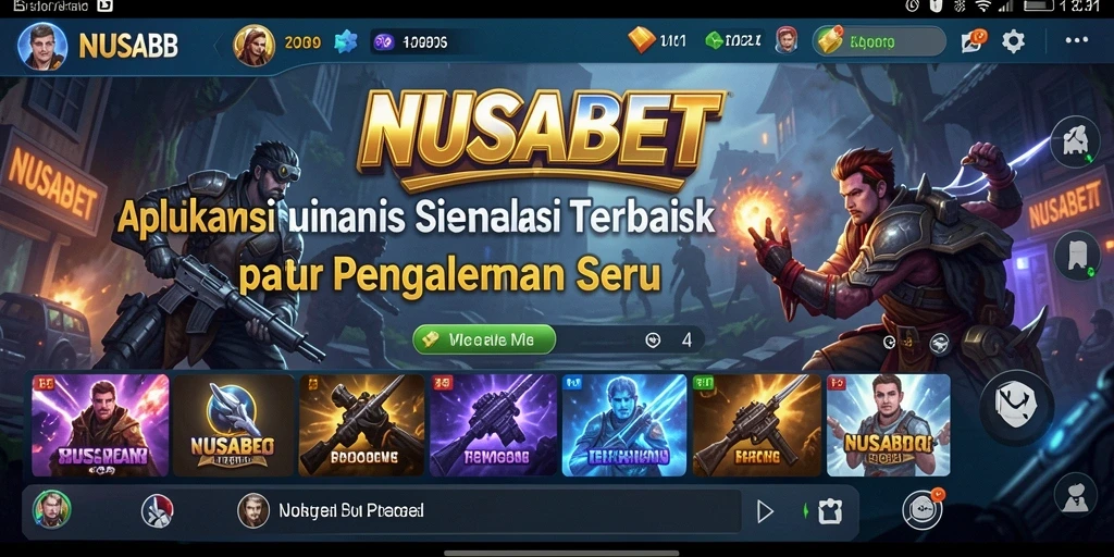 Screenshot gameplay NUSABET menunjukkan pengalaman simulasi yang menarik.
