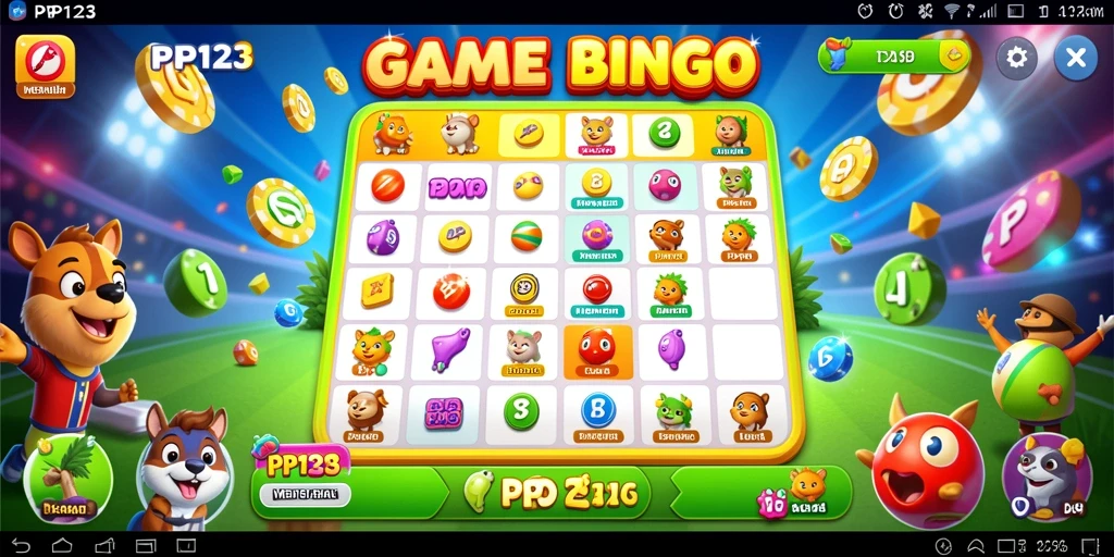Gameplay menarik PP123 dengan suasana Bingo yang seru.