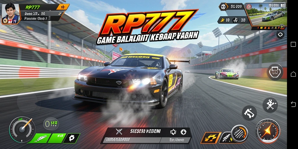 Gameplay intens balapan mobil di RP777 dengan grafik menawan.