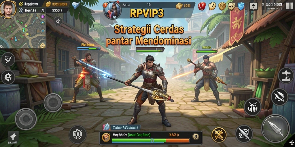 Tampilan gameplay RPVIP3 yang mendebarkan dan penuh strategi.