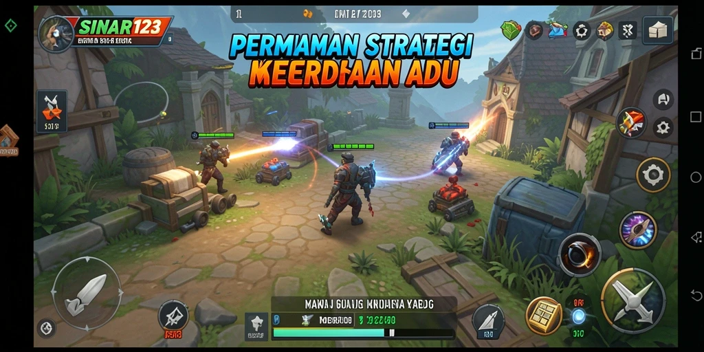 Tampilan gameplay SLG yang mendebarkan dan penuh strategi.