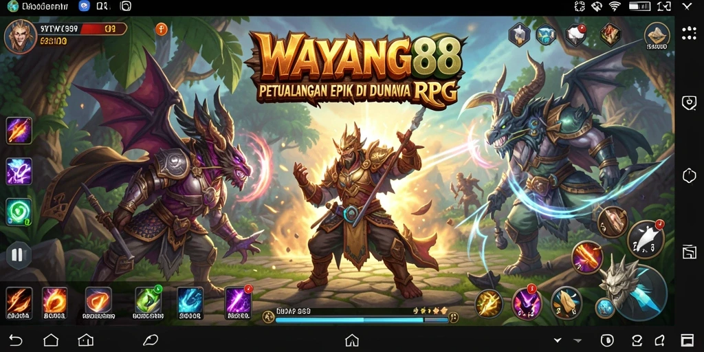 Tampilan menawan dari gameplay WAYANG88 yang penuh aksi.