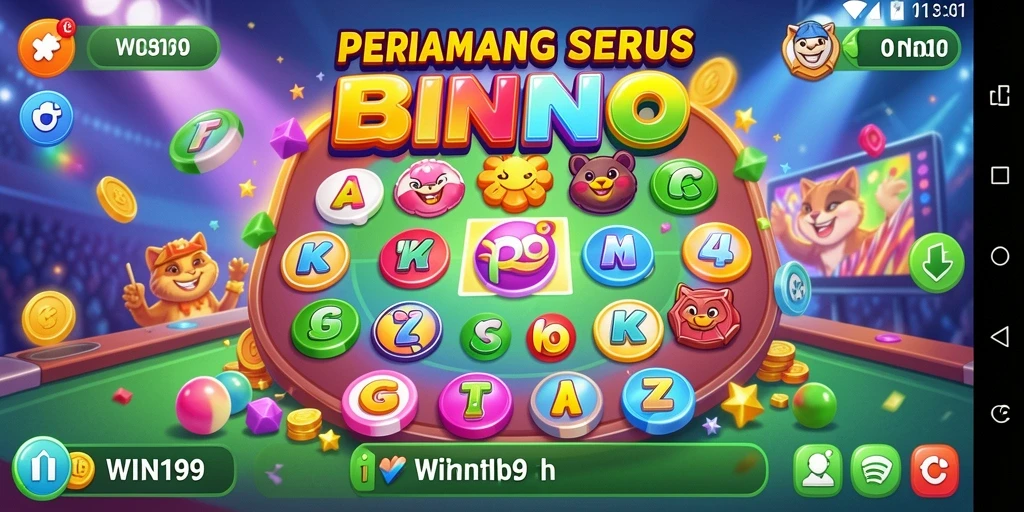 Tampilan gameplay Bingo yang seru dan menegangkan di WIN199.